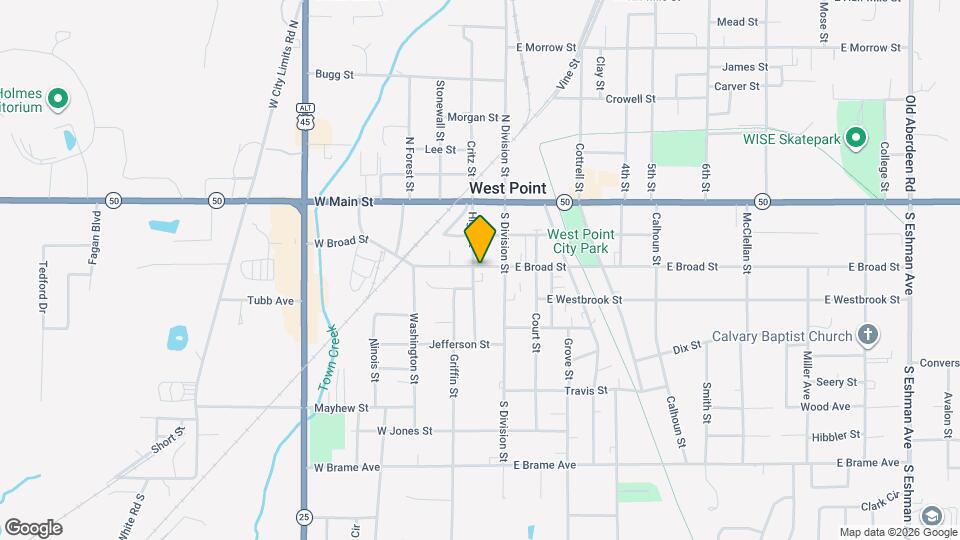 452 W Broad St Map and Location Details