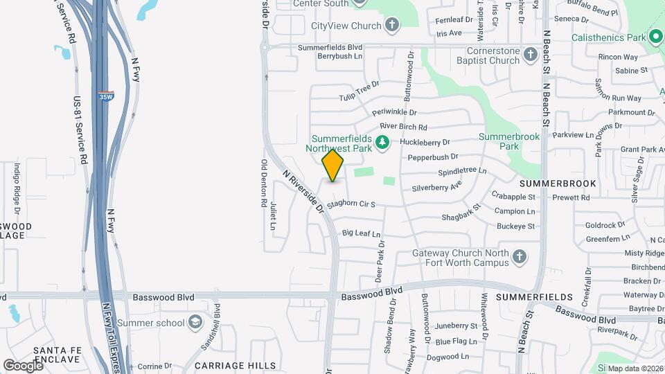 7616 Honeybee Ct Map and Location Details