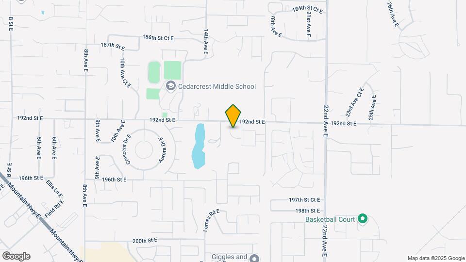 19219 15th Ave Ct E Map and Location Details