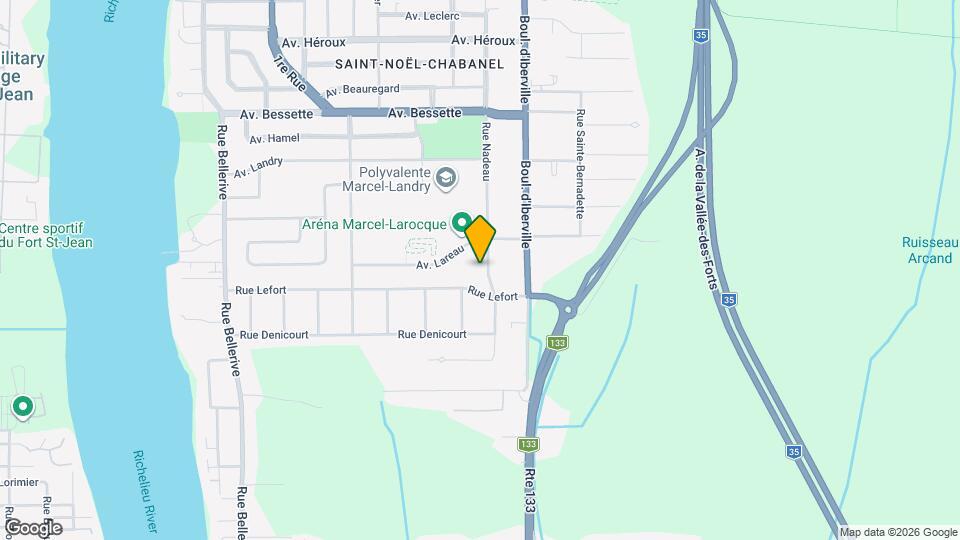 1155 Nadeau Rue Map and Location Details