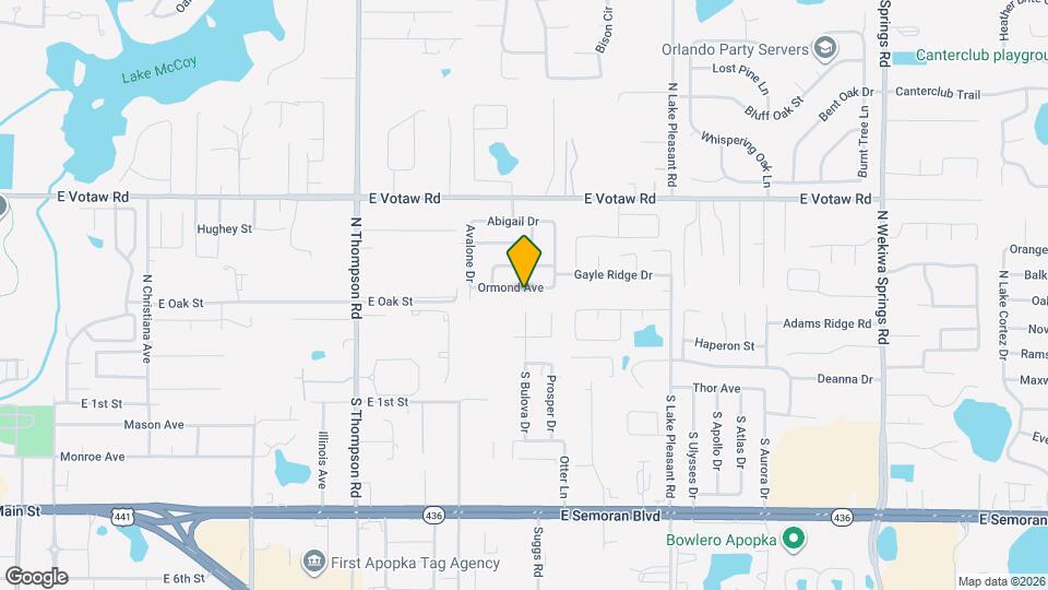 1532 Ormond Ave Mapa y Detalles de la Ubicación