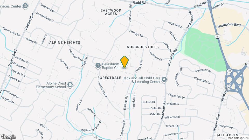 809 Forest Dale Ln Map and Location Details