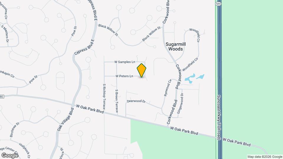 4698 W Peters Ln Map and Location Details