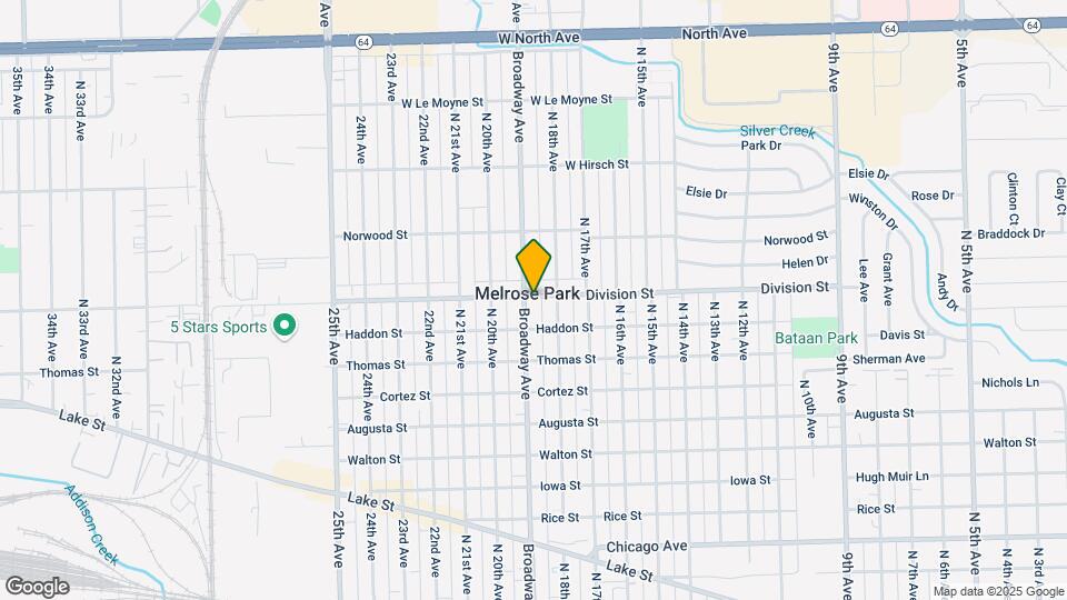 1417-1419 N 19th Ave Mapa y Detalles de la Ubicación