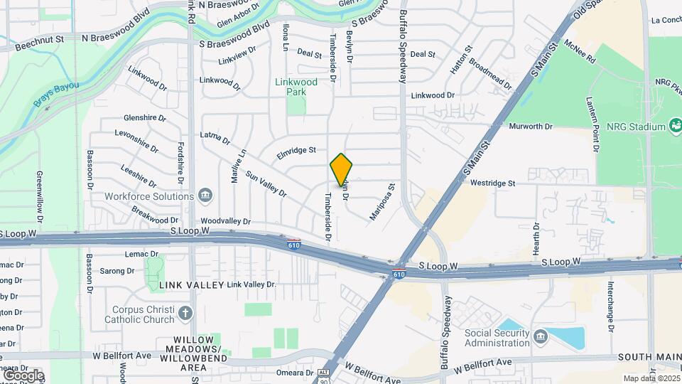 9610 Bevlyn Dr Map and Location Details