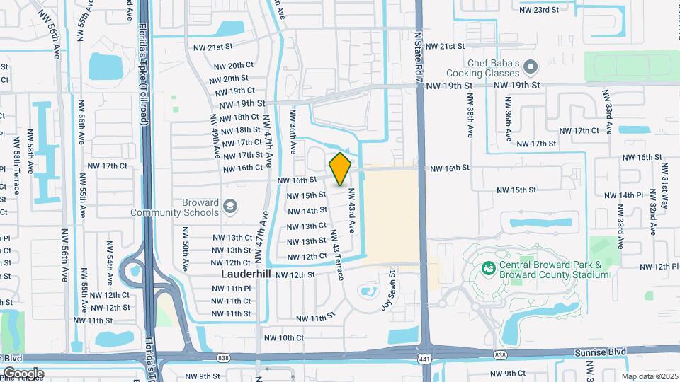 1521 NW 43rd Ave Map and Location Details