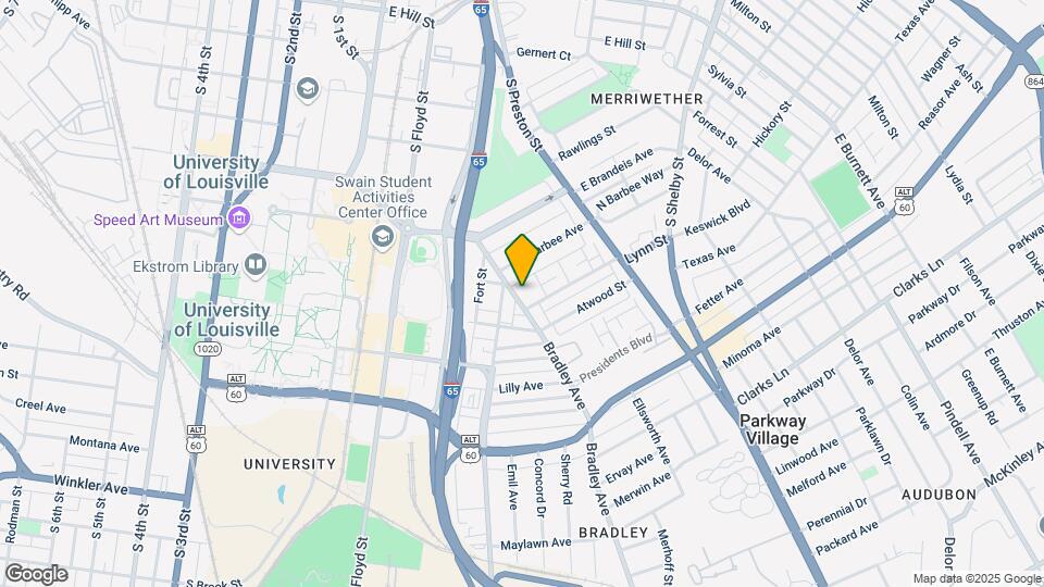 2115 Bradley Ave-Unit -1 Map and Location Details