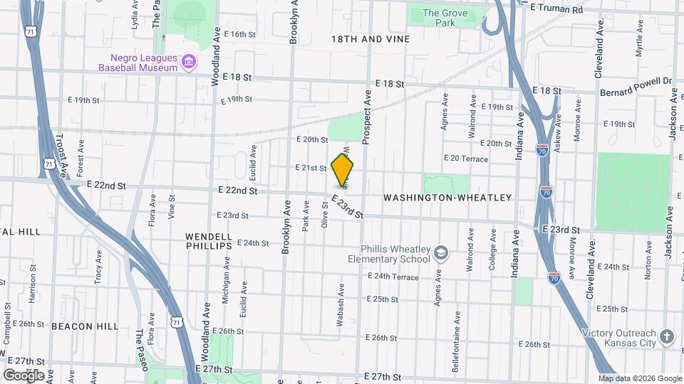 2416 E 22nd St Map and Location Details