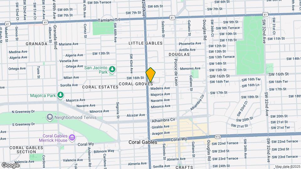 4126 SW 16th Terrace Map and Location Details