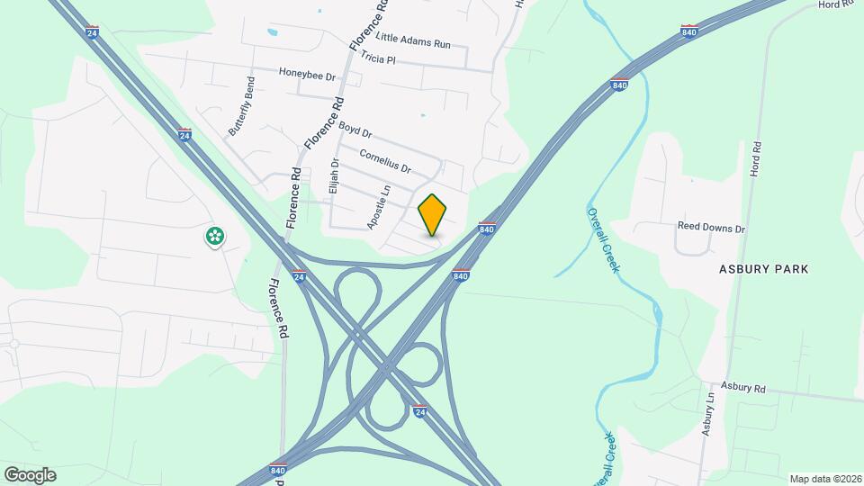 4814 Octavia St Map and Location Details