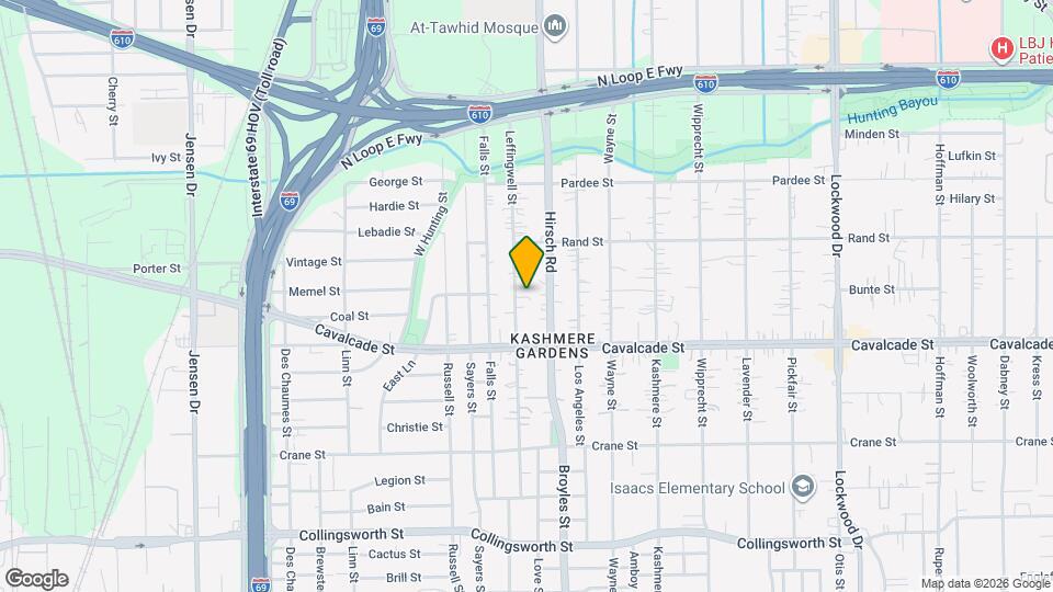 4602 Leffingwell St Map and Location Details