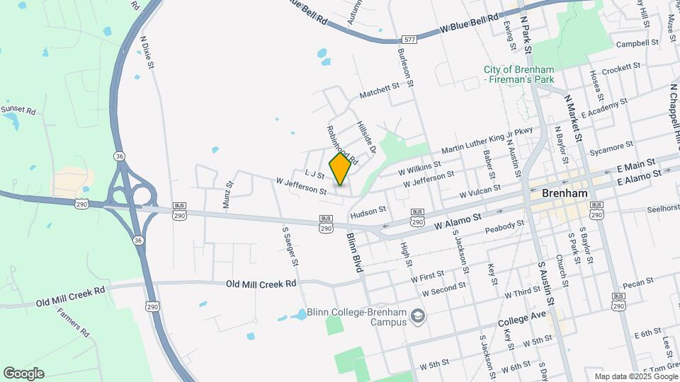 1016 W Jefferson St Map and Location Details