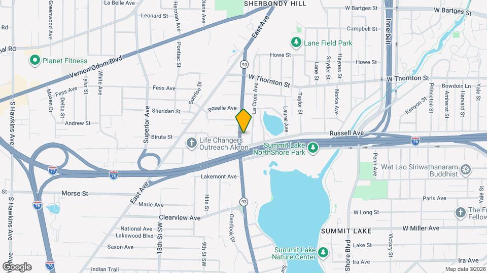 1343 Manchester Rd Mapa y Detalles de la Ubicación