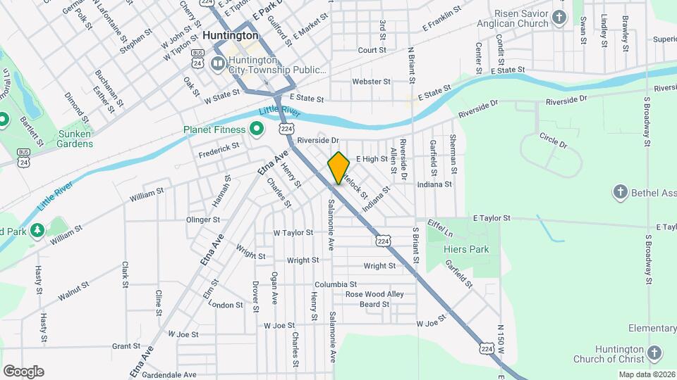 615 S Jefferson St Mapa y Detalles de la Ubicación