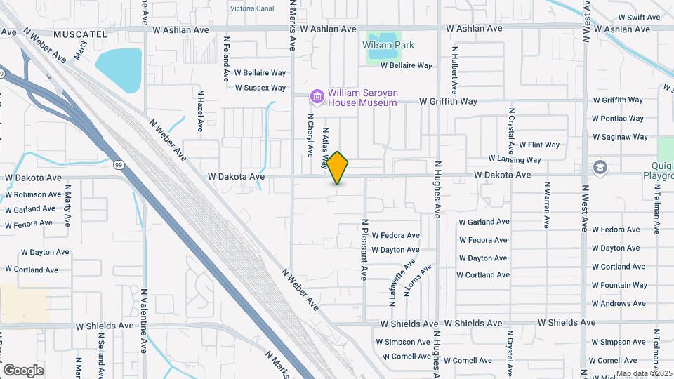 2640 W Robinson Ave Map and Location Details