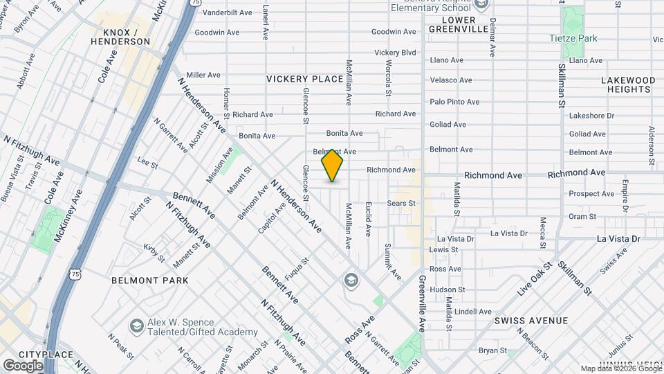 5439 Melrose Ave Map and Location Details