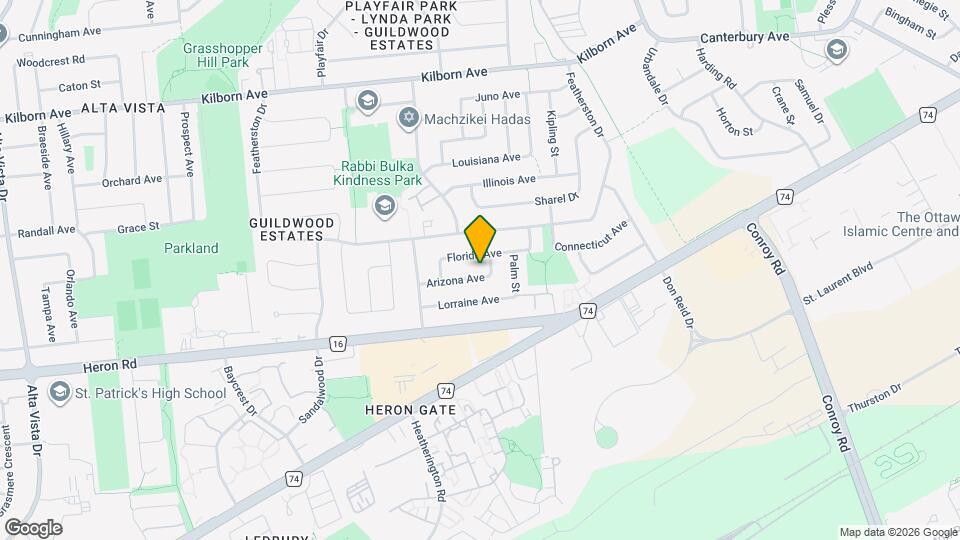 1861 Arizona Ave Map and Location Details