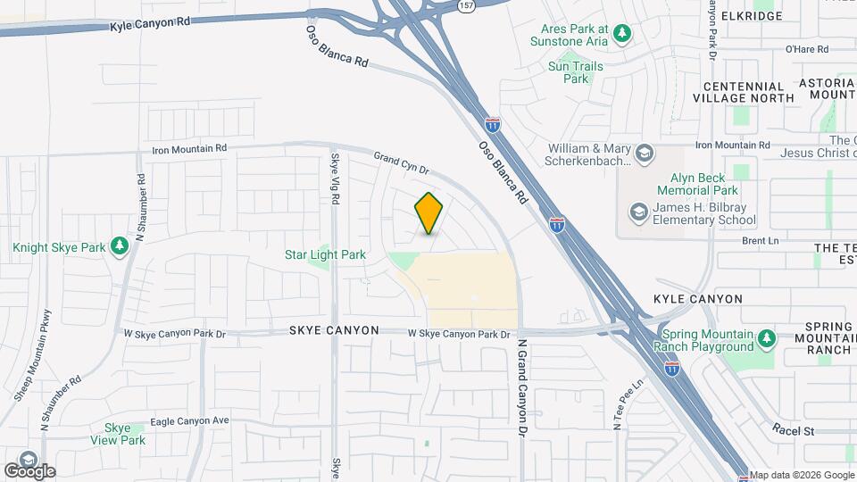 8831 Roadrunner Ravine St Map and Location Details