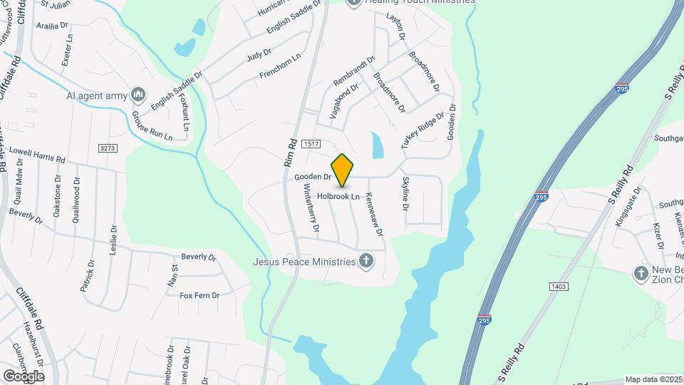 9570 Holbrook Ln Map and Location Details