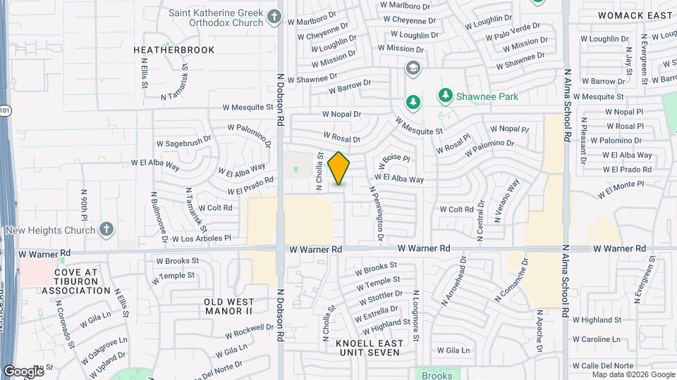 2126 N Villas Ln Map and Location Details
