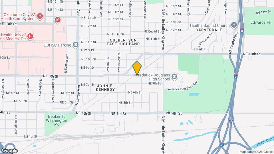 1704 NE 8th St Map and Location Details