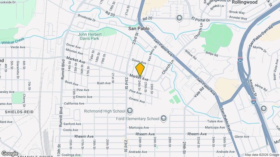1680 24th St Map and Location Details
