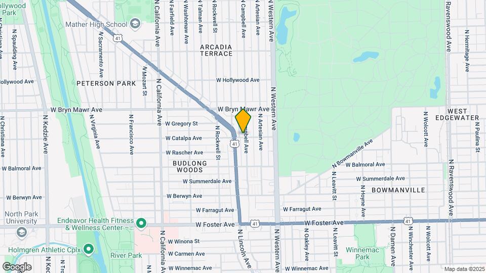 2504 W Catalpa Ave Mapa y Detalles de la Ubicación