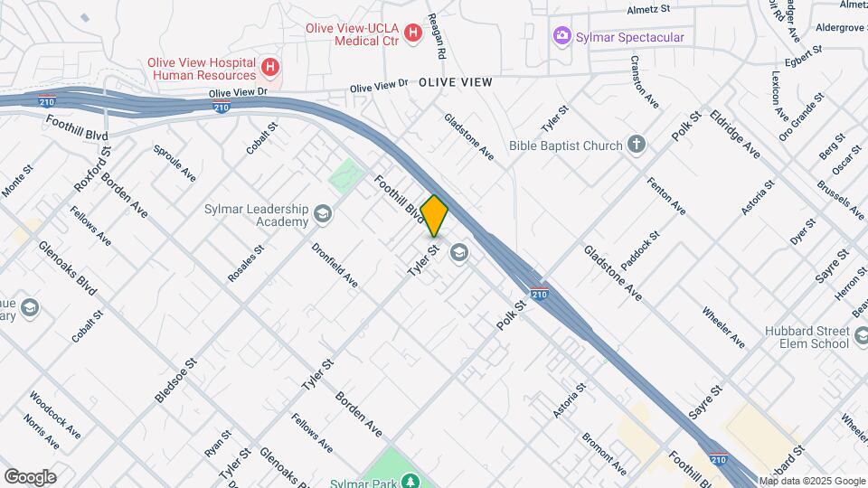 14254-14262 Foothill Blvd Mapa y Detalles de la Ubicación