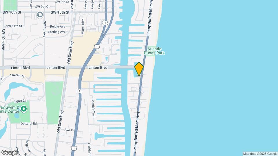 1820 S Ocean Blvd Map and Location Details