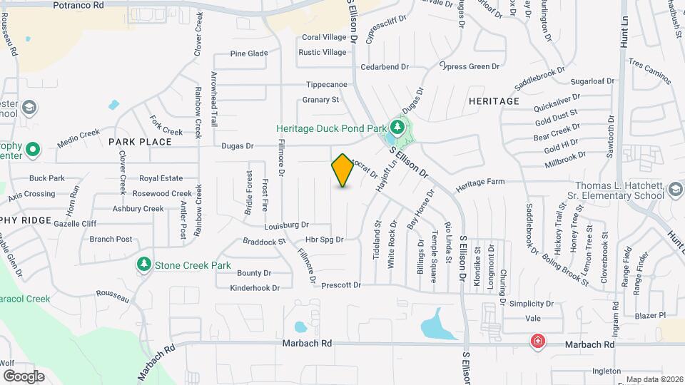 1031 Mercer Dr Mapa y Detalles de la Ubicación