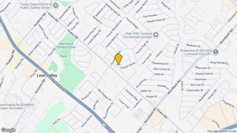 6617 Forest Grove Map and Location Details