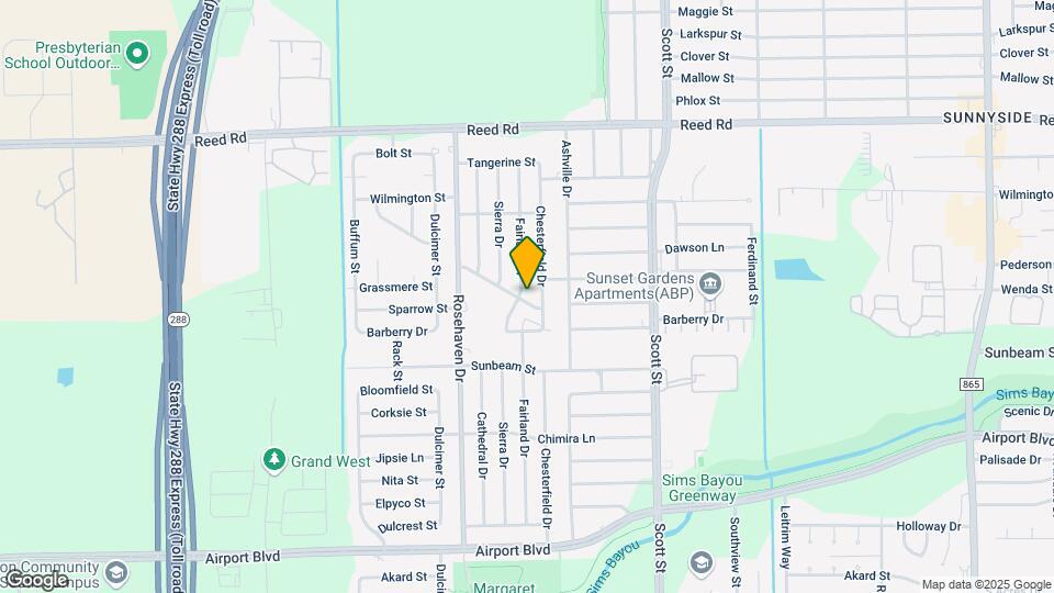 9529 Fairland Dr Map and Location Details