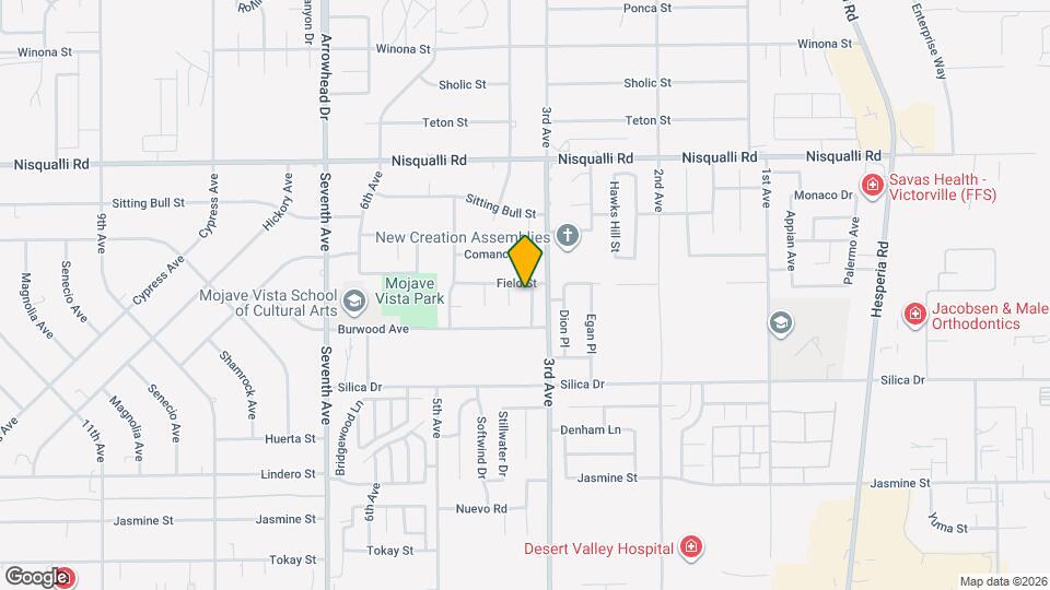 12654 Meadow St Map and Location Details
