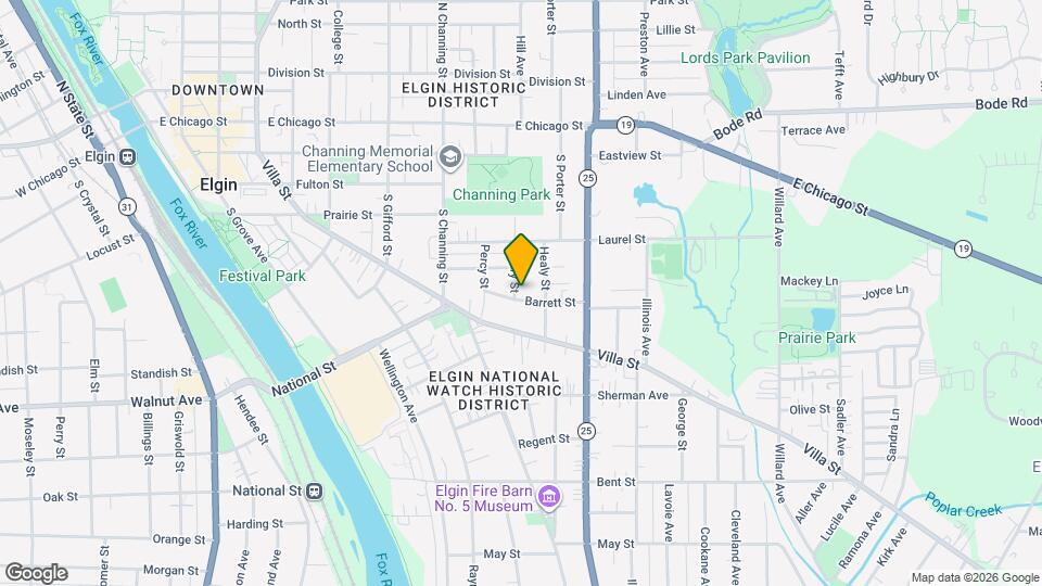 500 Barrett St Map and Location Details