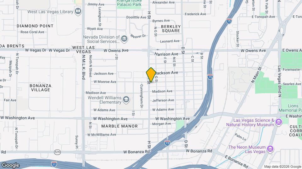 713 W Monroe Ave Mapa y Detalles de la Ubicación