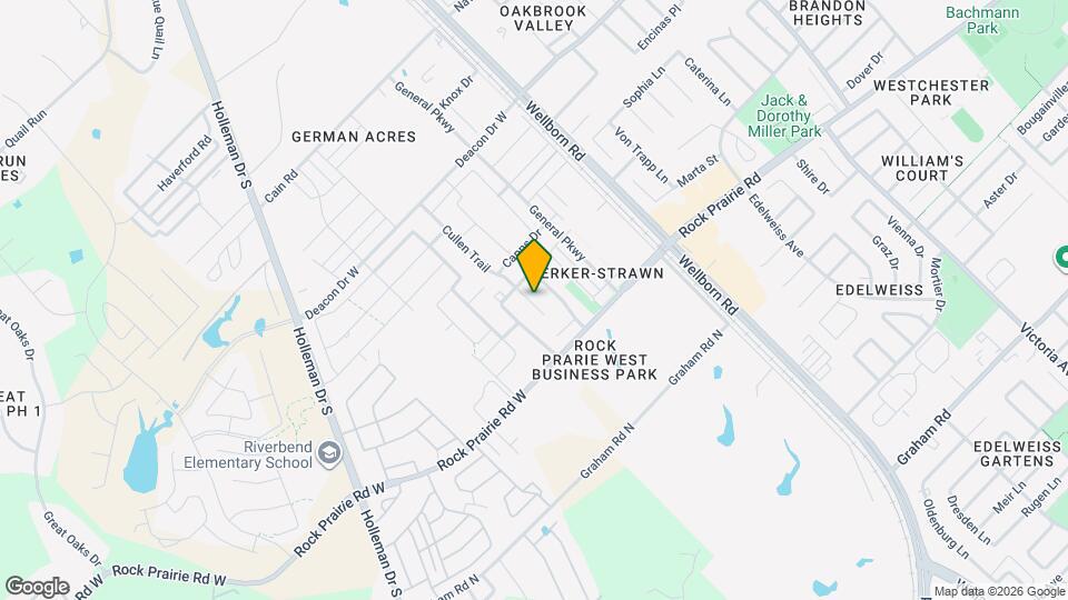 3412 Cullen Trail Map and Location Details