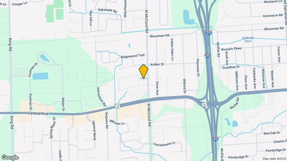 3221 N McCord Rd Map and Location Details