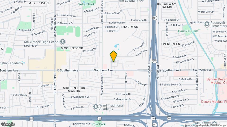 3229 S Fairfield Dr Map and Location Details