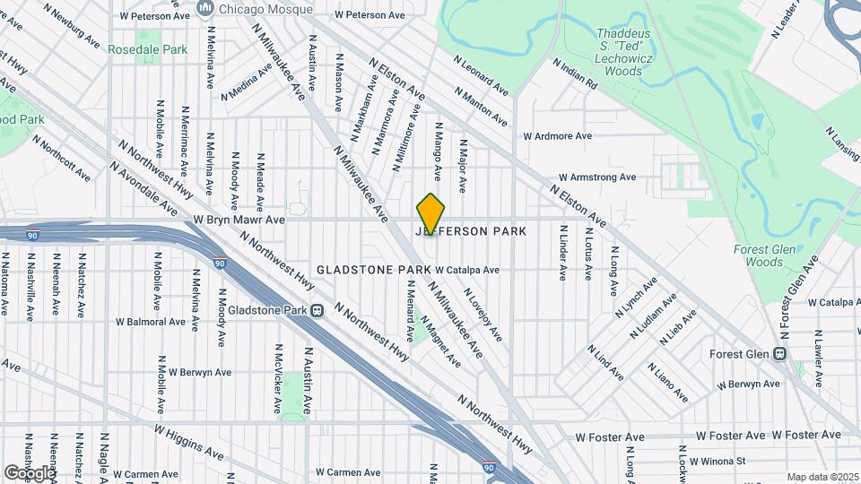 5530 N Mango Ave Map and Location Details