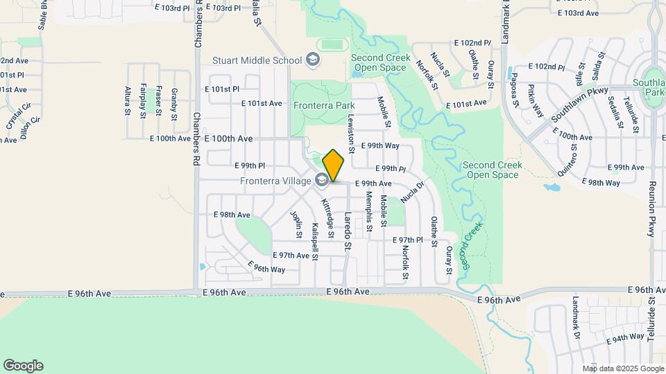 9843 Laredo Dr Map and Location Details