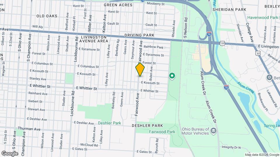 1110 Fairwood Ave Map and Location Details