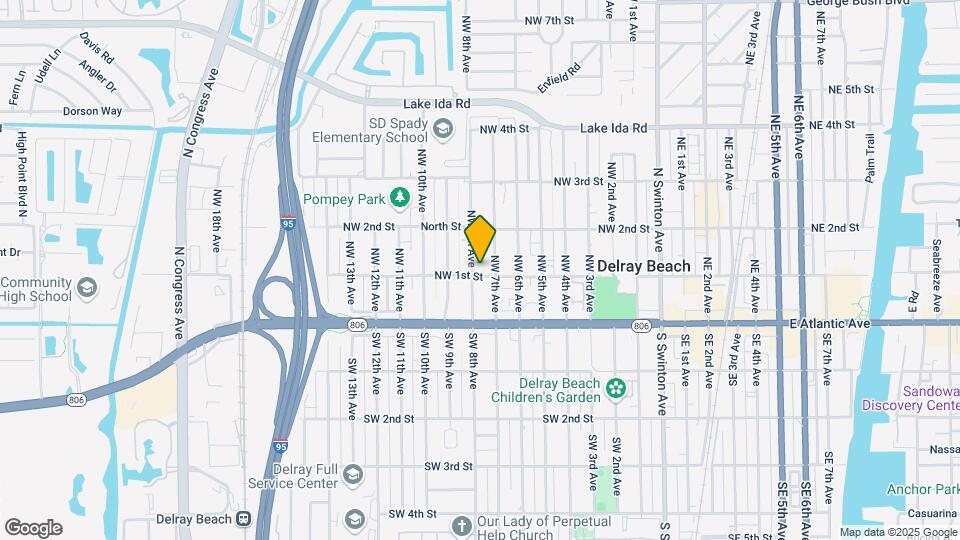 715 NW 1st St Map and Location Details