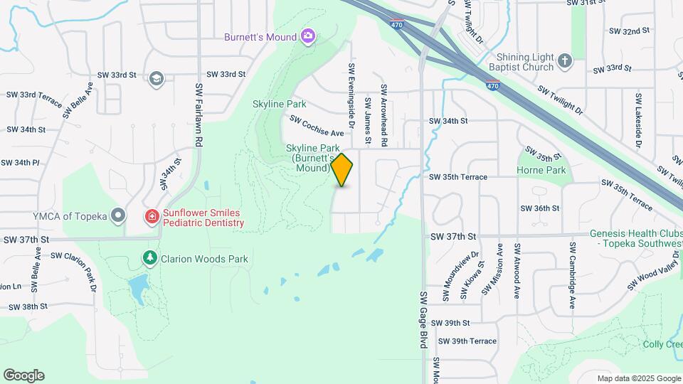 3604 SW Skyline Pkwy Map and Location Details