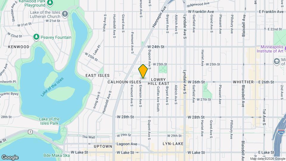 2555 Emerson Ave S, Unit 2 Mapa y Detalles de la Ubicación