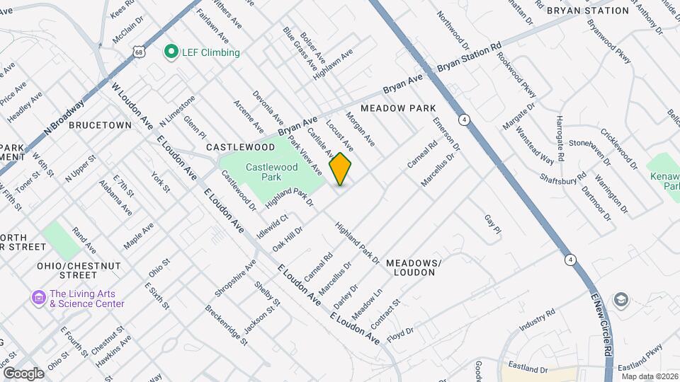 511 Park View Ave Map and Location Details