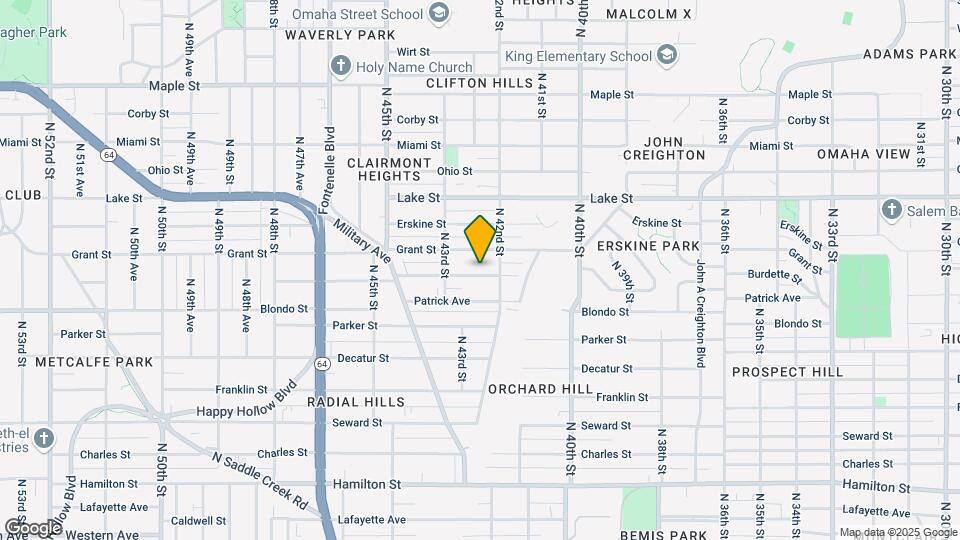 4220 Burdette St Map and Location Details