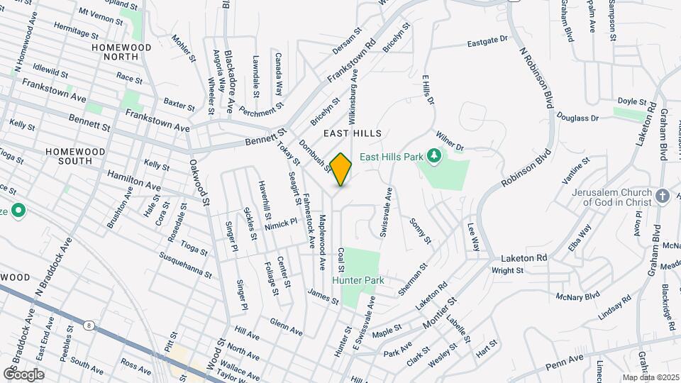 1838 Calistoga St Map and Location Details