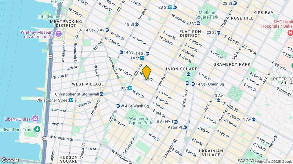 41 W 11th St Map and Location Details
