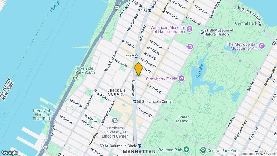 143-145 W 69th St Map and Location Details