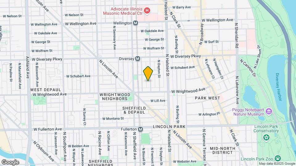 2632 N Mildred Ave Mapa y Detalles de la Ubicación